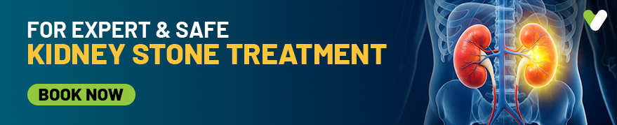 Book an appointment with a urologist for kidney stone treatment