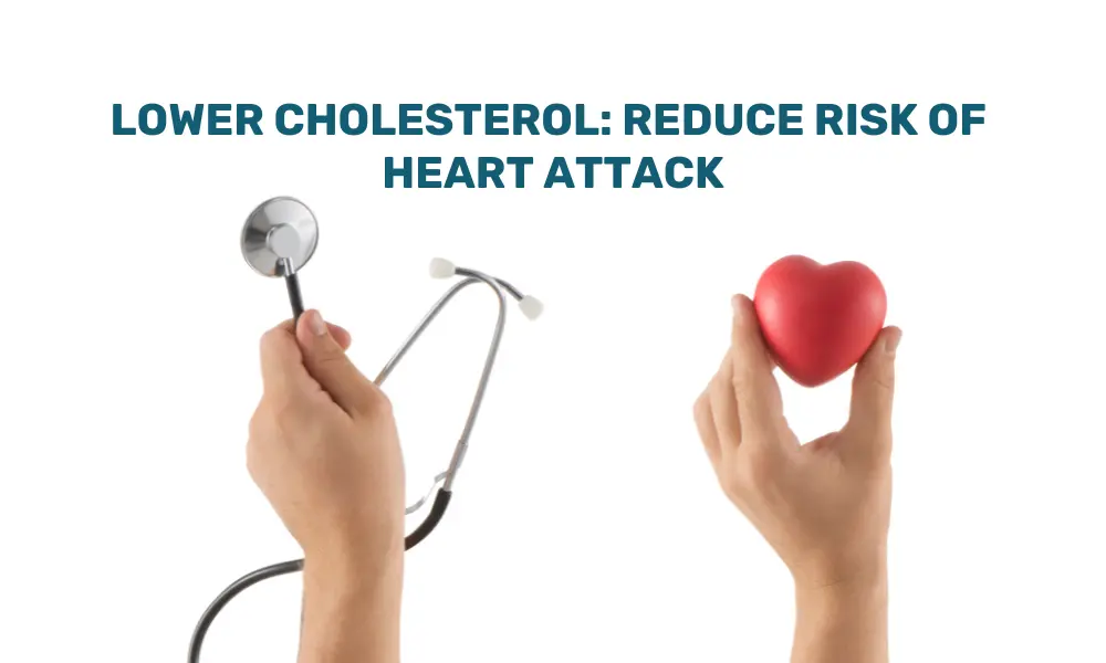 Lower cholesterol to reduce the risk of Heart Attack