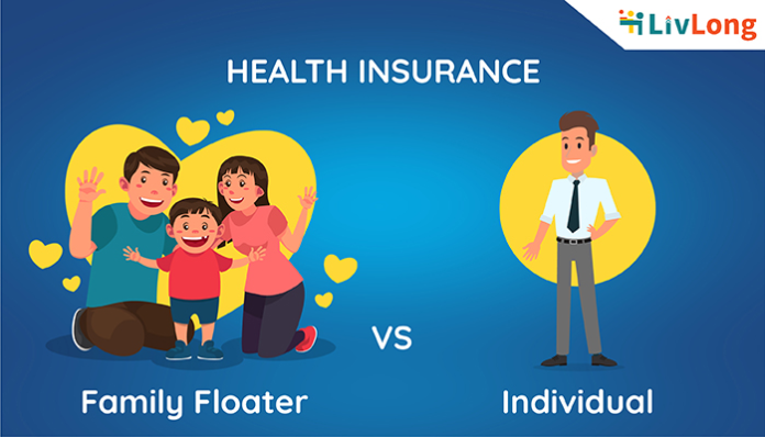 Difference between Family Floater and Individual Health Insurance